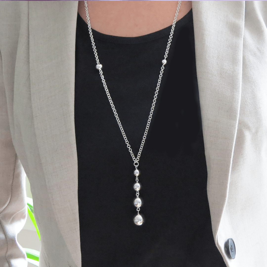 BALL silverhalsband (1) Truly Me Jewelry Design (1)