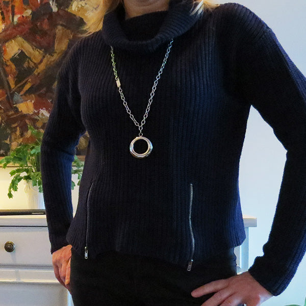 PURE långt silverhalsband (Truly Me)