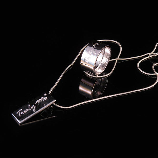 Silverring halsband Truly Me