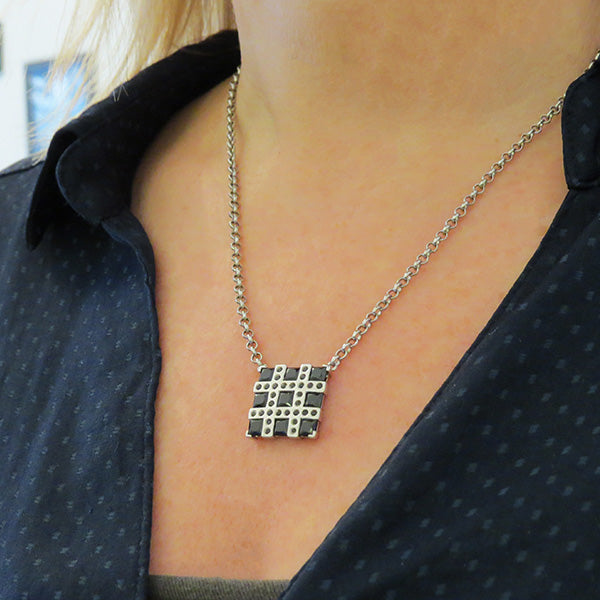 Halsband svart RIBBON (Truly Me)