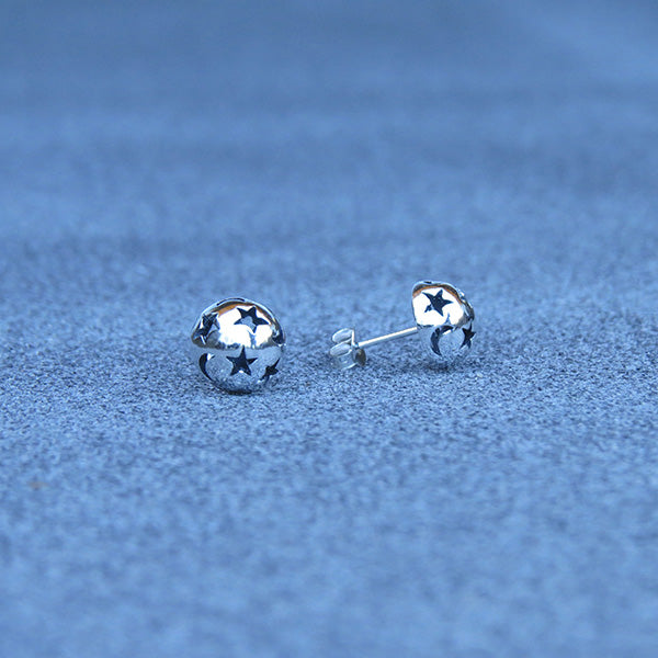 SKY silverörhängen med stjärnor och månar (Truly Me Jewelry Design)