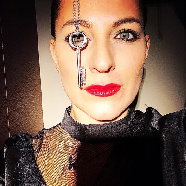 THE KEY silverhalsband Truly Me