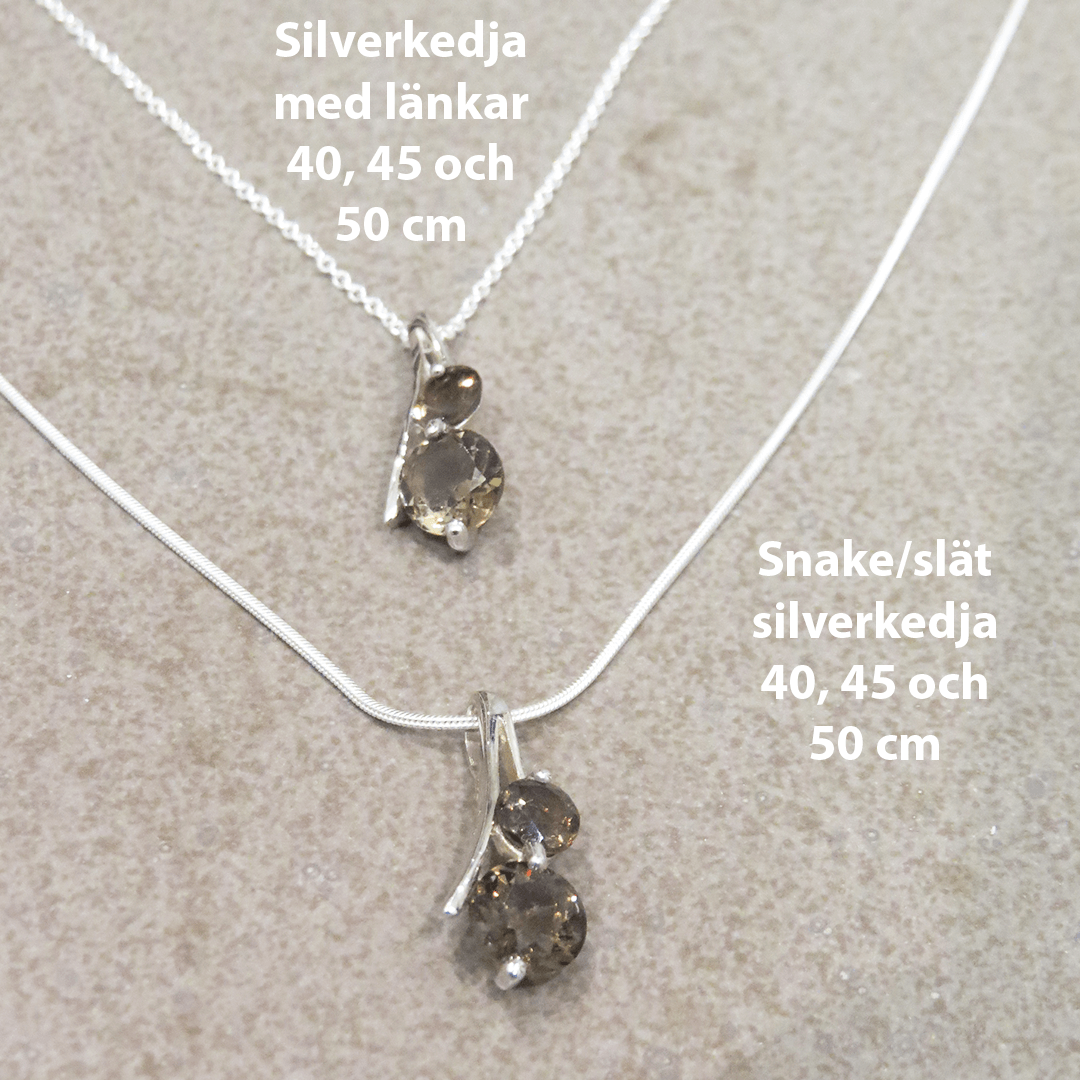 Två olika silverkedjor SMOKY (Truly Me) (1)