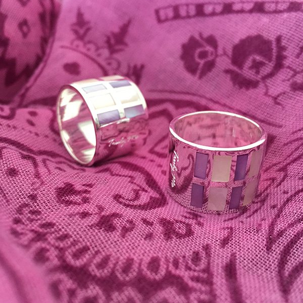 ZEBRA silverring lila Truly Me