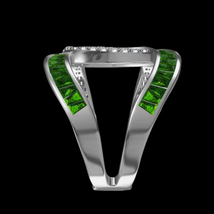 2_Roller Coaster (green) ring (Truly Me Jewelry Design)