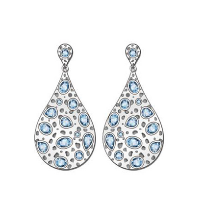 AQUA silverörhängen (skissbild) Truly Me Jewelry Design