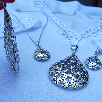 AQUA silversmycken aquamarine (Truly Me)