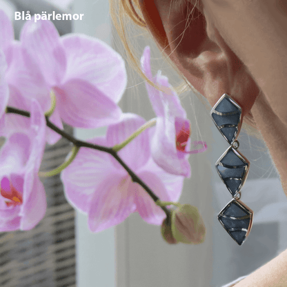 ART DECO (3 stacks) blå (Truly Me Jewelry Design)