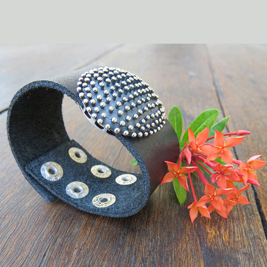 HEDGEHOG (läder) armband