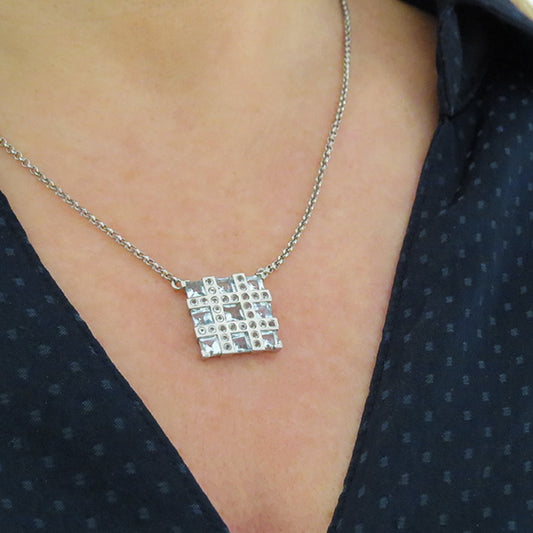 Halsband blå RIBBON (Truly Me)