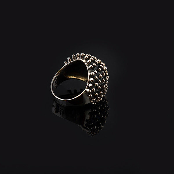 HEDGEHOG silver ring with design like a hedgehog (Truly Me)