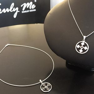 TOUCH silver necklace in three colors